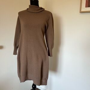 Brown Sweater Dress